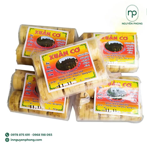 in tem nhãn bánh đậu xanh với công nghệ hiện đại